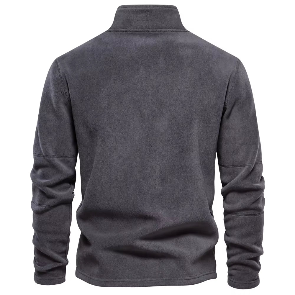 Heren Dikke Fleece Sweatshirt half zip - Simon