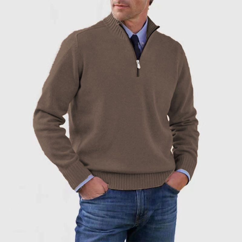 Trui Casual-Chique Halve Rits – Jannes