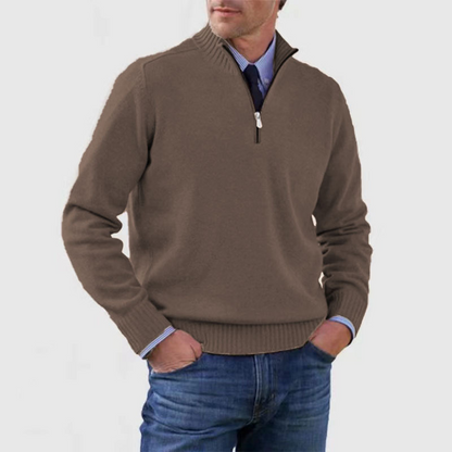 Trui Casual-Chique Halve Rits – Jannes