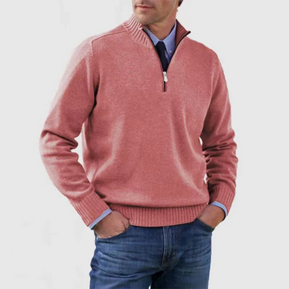 Trui Casual-Chique Halve Rits – Jannes