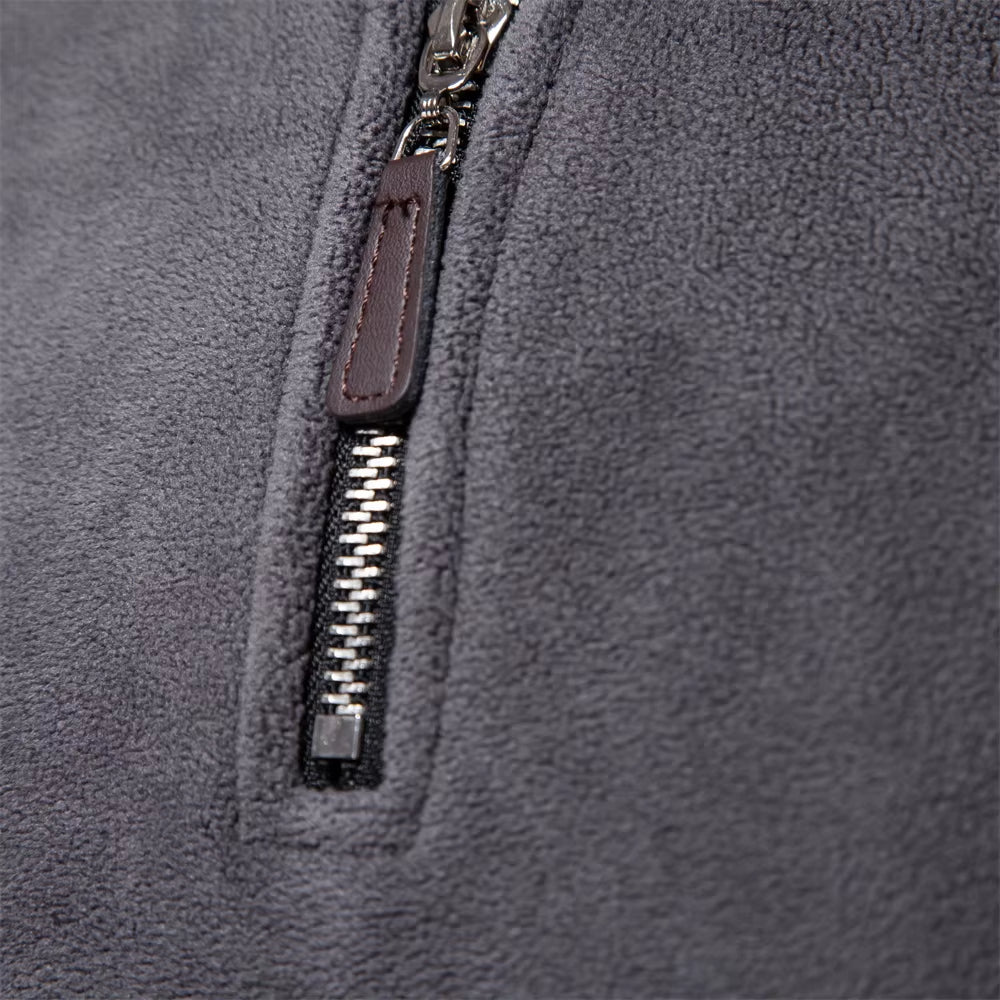 Heren Dikke Fleece Sweatshirt half zip - Simon