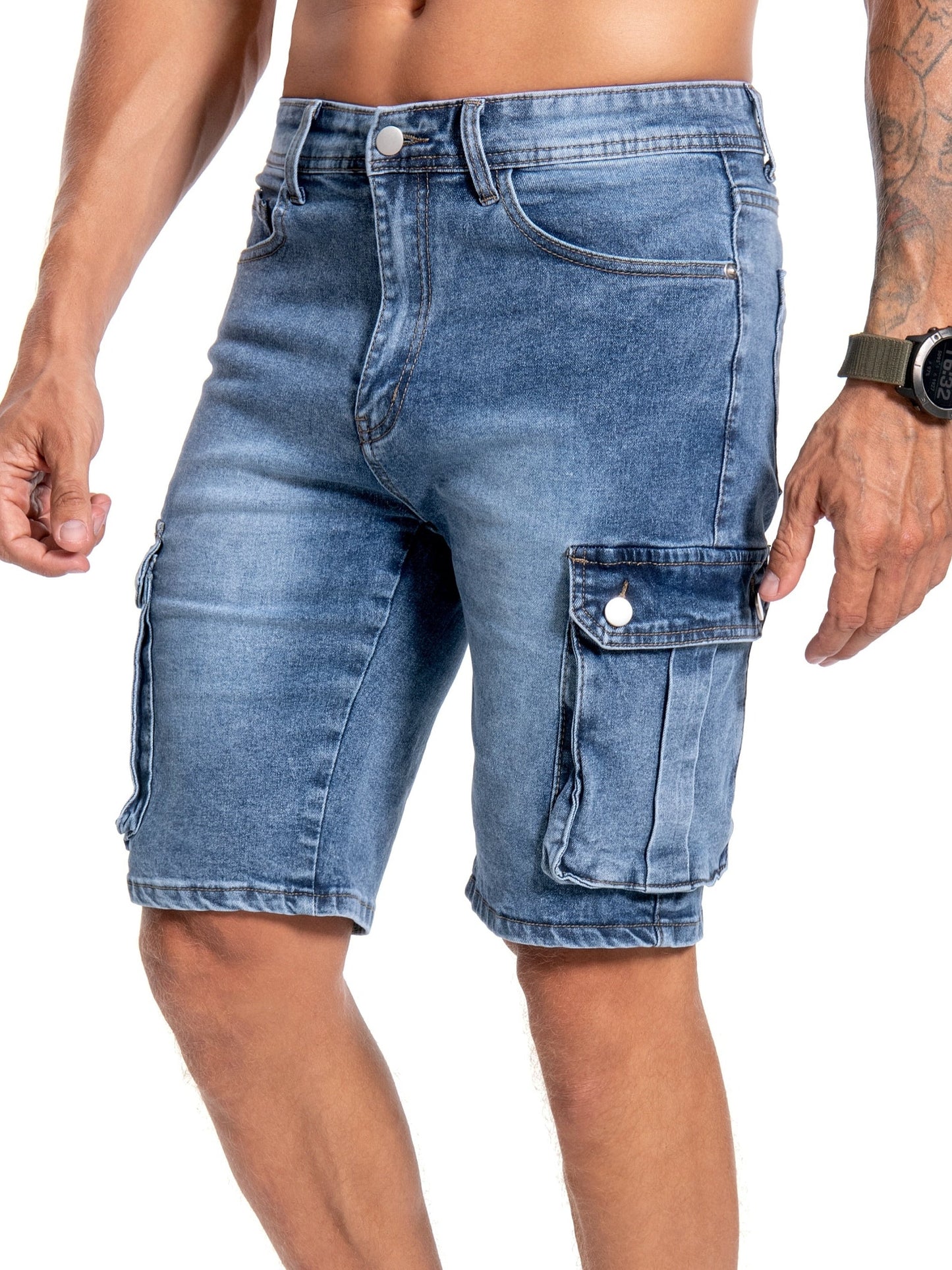 Denim Shorts Comfortabele Pasvorm – Welsey