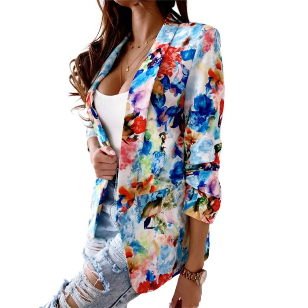 bloemen blazer - Chanel