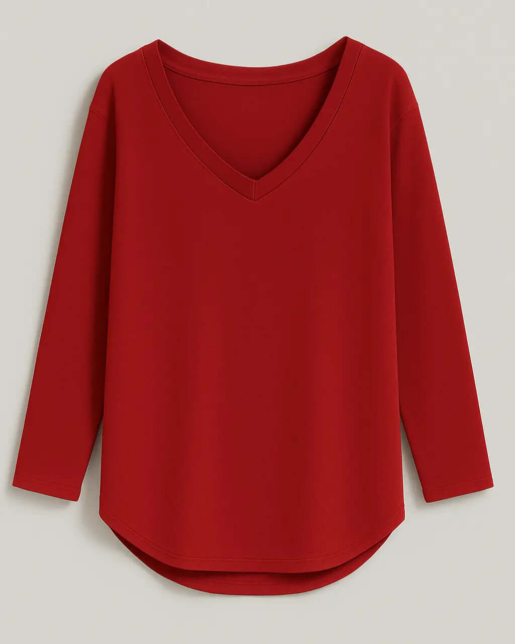 Top Stijlvol Polyester Met Lange Mouwen – Aileene
