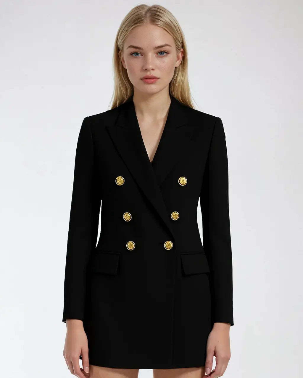 Blazer Stijlvol Polyester Lange Mouwen – Rizza