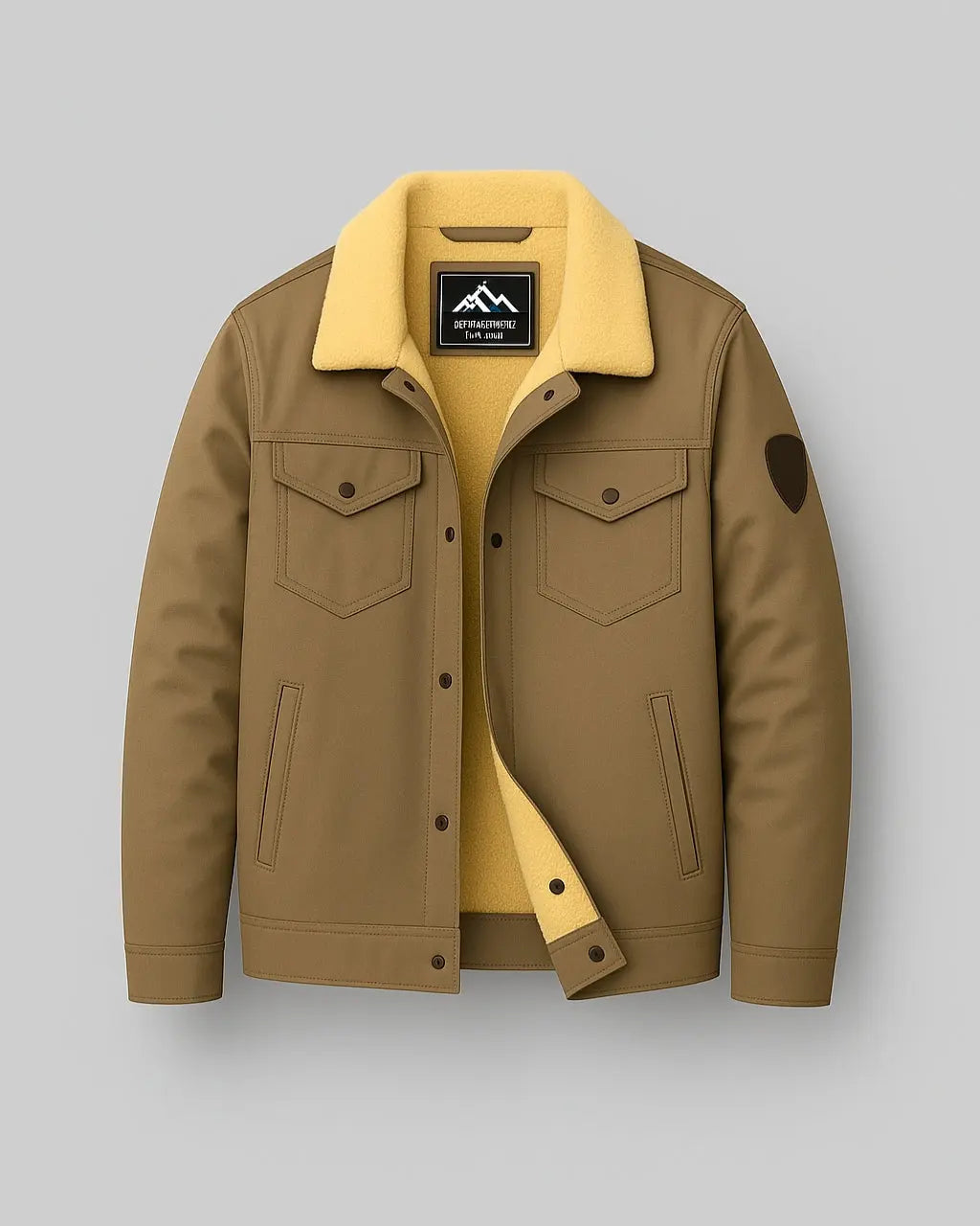 Bomberjack Polyester Met Knoopsluiting – Justine