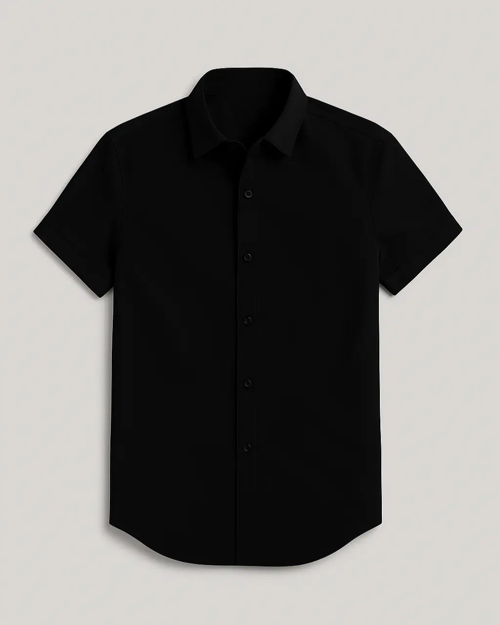 T-shirt Polyester Met Knoopsluiting – Pierre