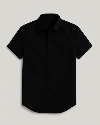 T-shirt Polyester Met Knoopsluiting – Pierre