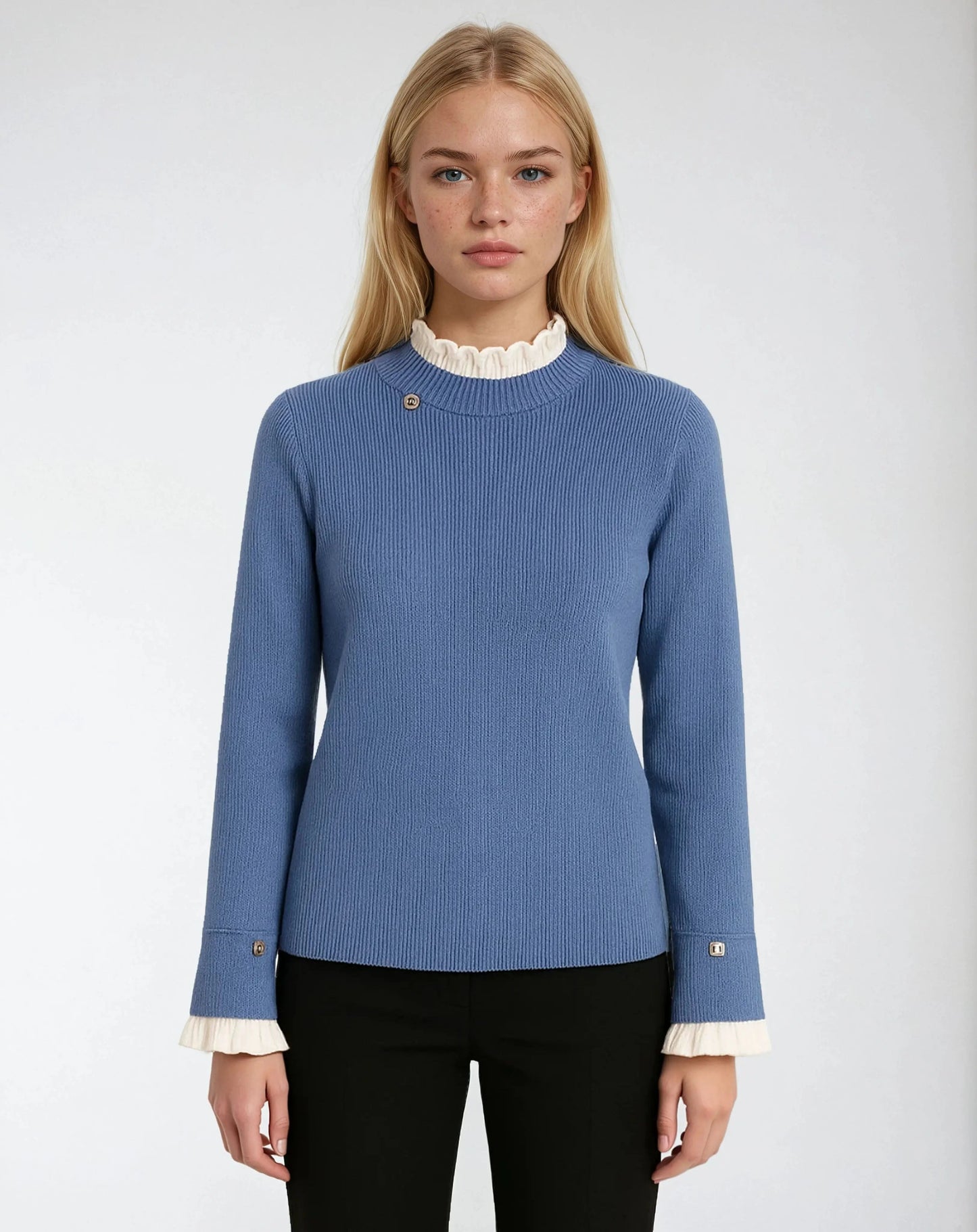Trui Metallicgaren Met Col – Faith