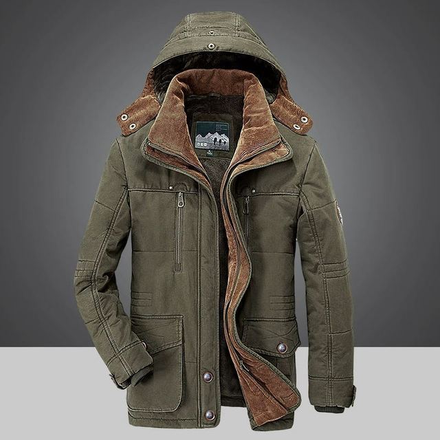 Winddichte parka winterjas zakken outdoor heren - Thorne