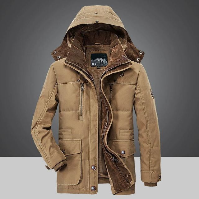 Winddichte parka winterjas zakken outdoor heren - Thorne