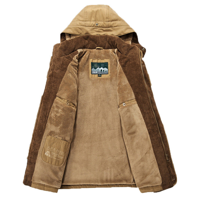 Winddichte parka winterjas zakken outdoor heren - Thorne