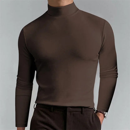 Hoge-Hals Top Stijlvol Slim Fit – Leendert