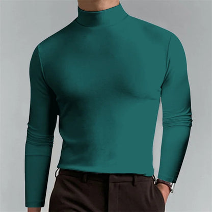 Hoge-Hals Top Stijlvol Slim Fit – Leendert