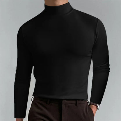 Hoge-Hals Top Stijlvol Slim Fit – Leendert