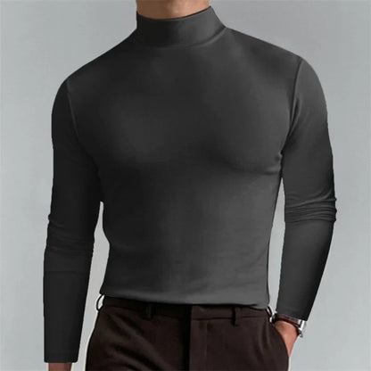 Hoge-Hals Top Stijlvol Slim Fit – Leendert