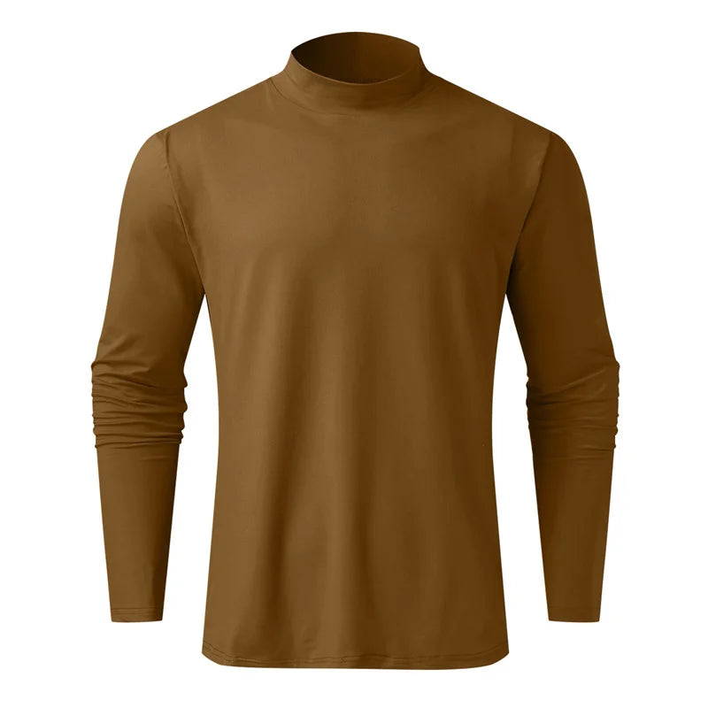 Hoge-Hals Top Stijlvol Slim Fit – Leendert