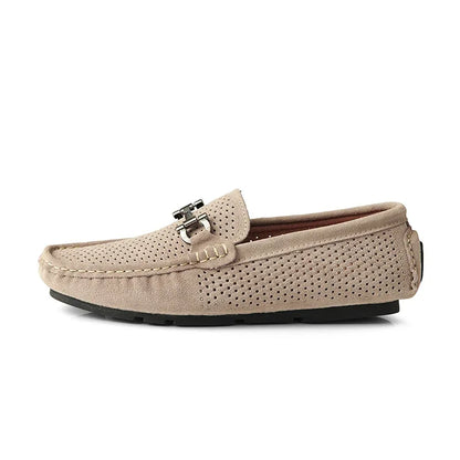 platte ademende loafers heren - Sebastian