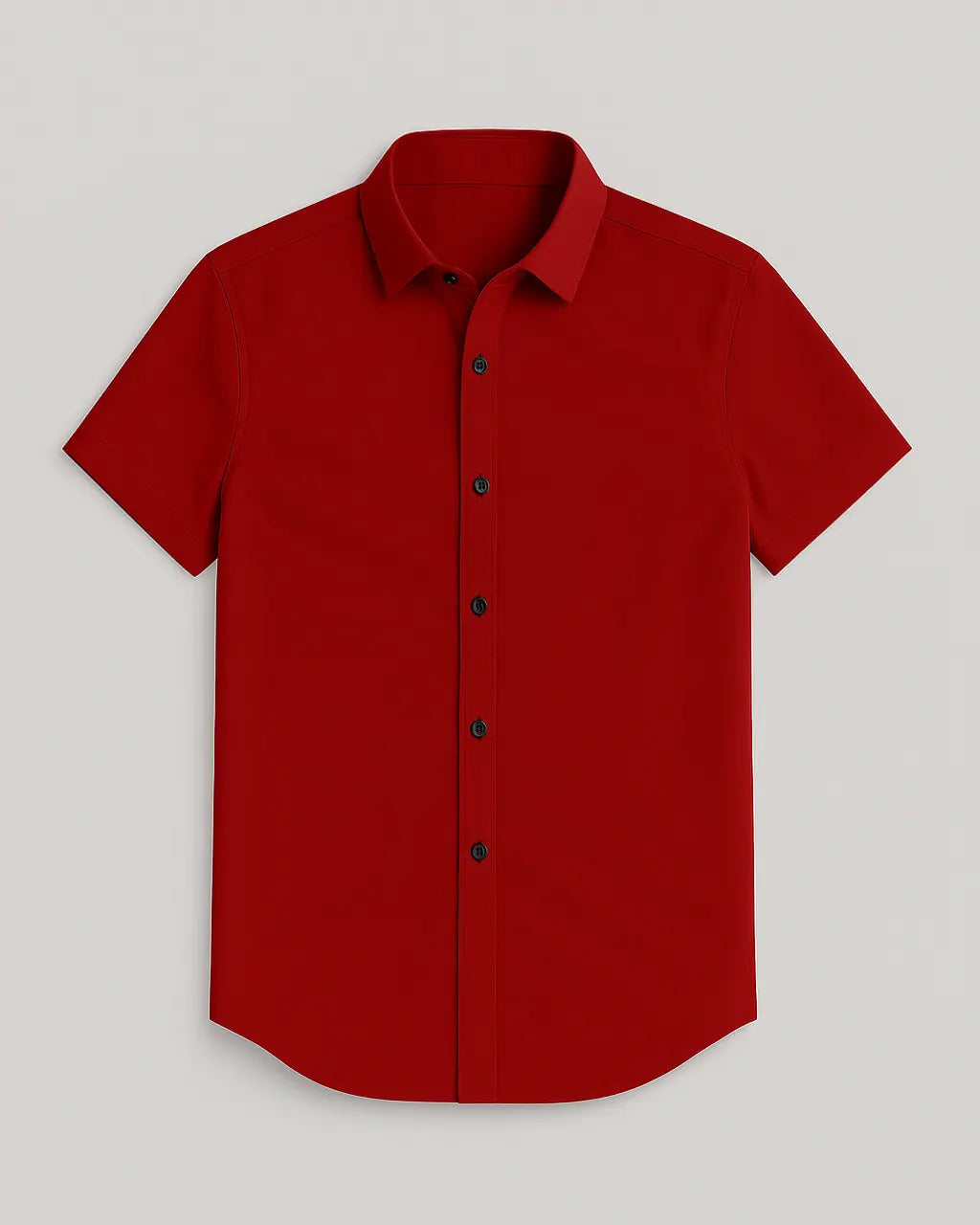 T-shirt Polyester Met Knoopsluiting – Pierre