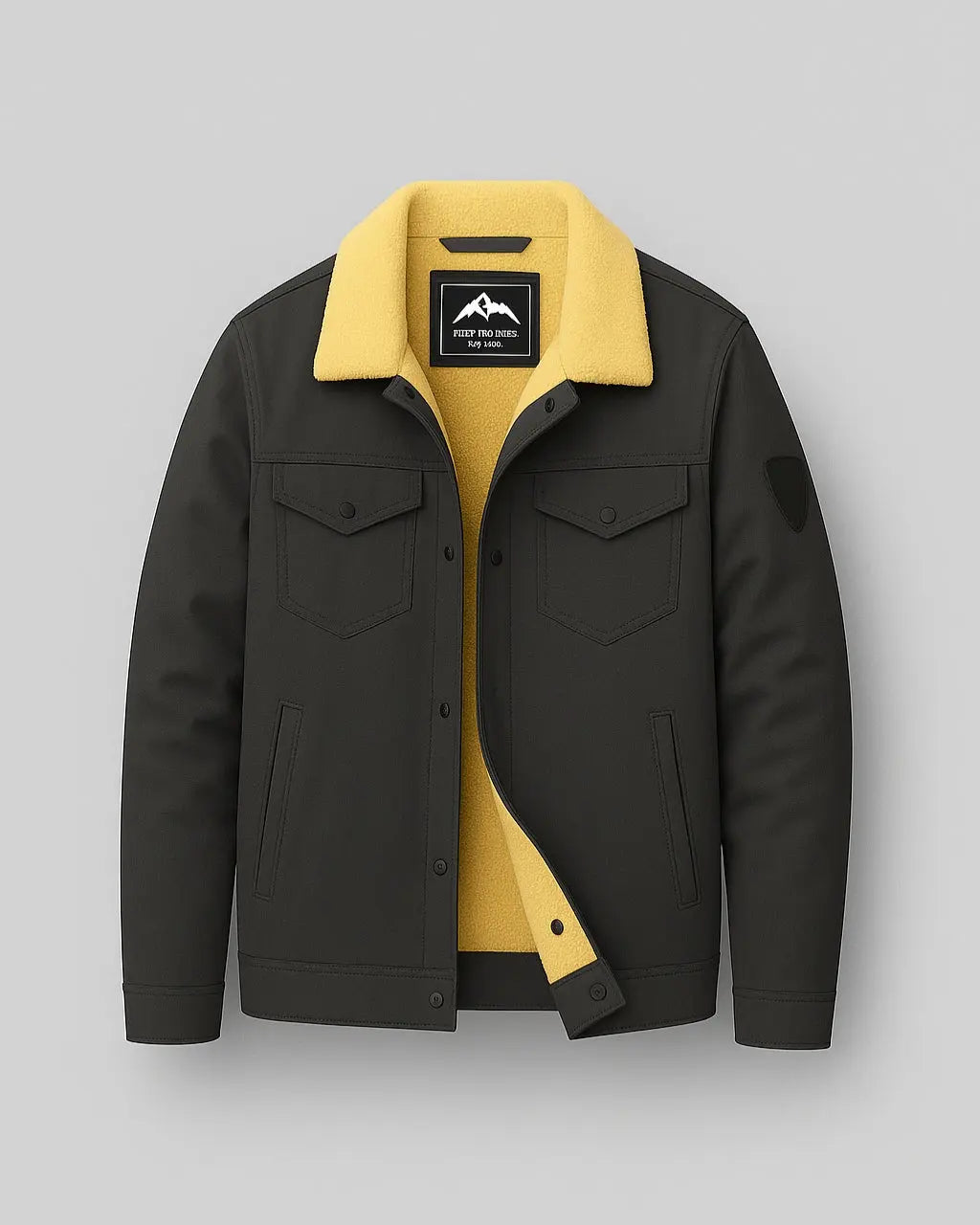 Bomberjack Polyester Met Knoopsluiting – Justine