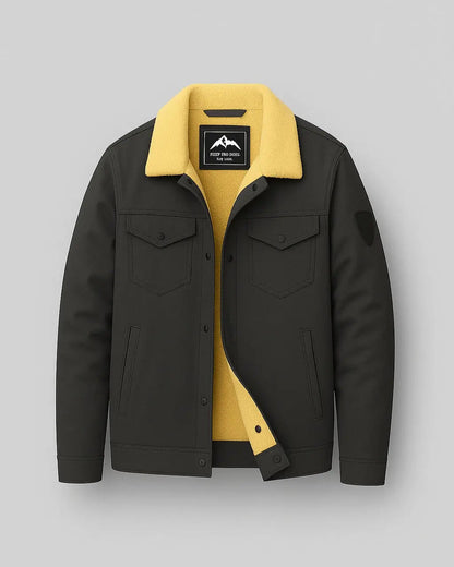 Bomberjack Polyester Met Knoopsluiting – Justine