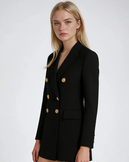 Blazer Stijlvol Polyester Lange Mouwen – Rizza