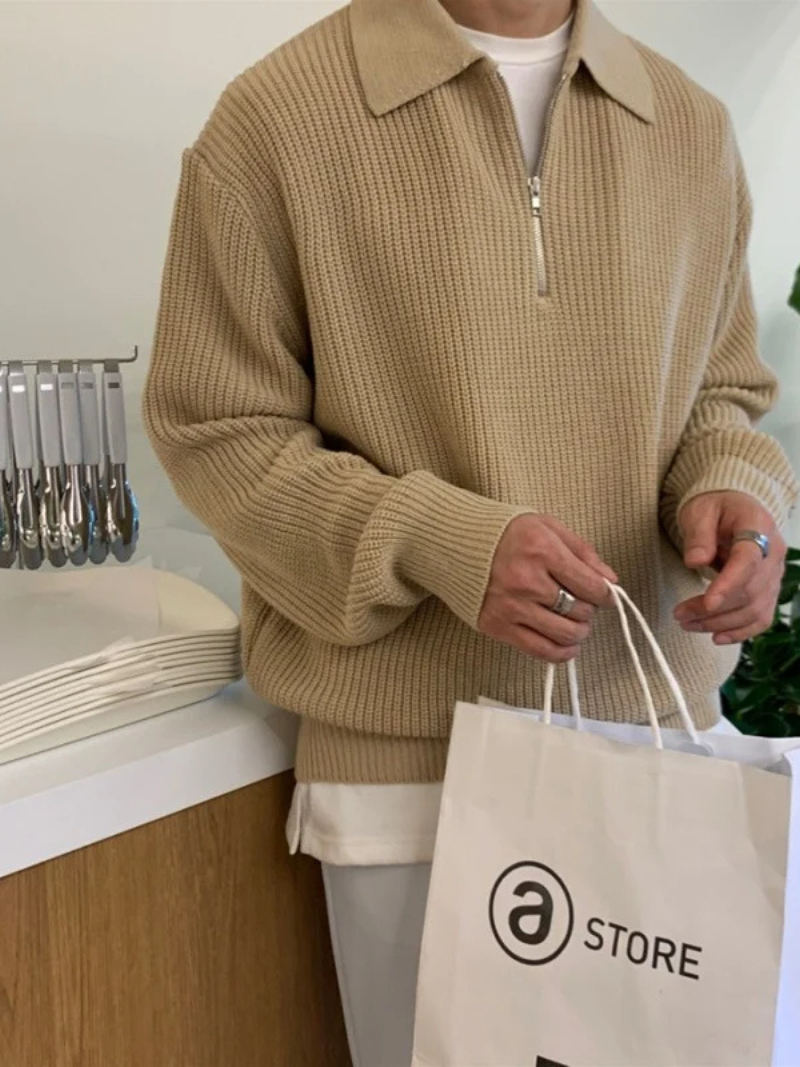 Oversized Trui Comfortabel Zacht Materiaal – Zachary