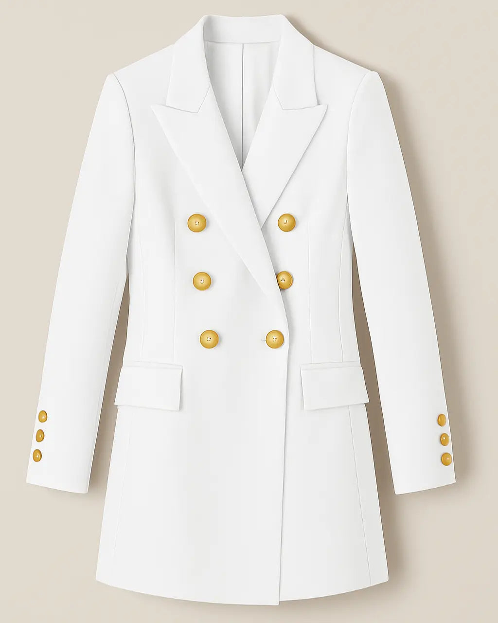 Blazer Stijlvol Polyester Lange Mouwen – Rizza
