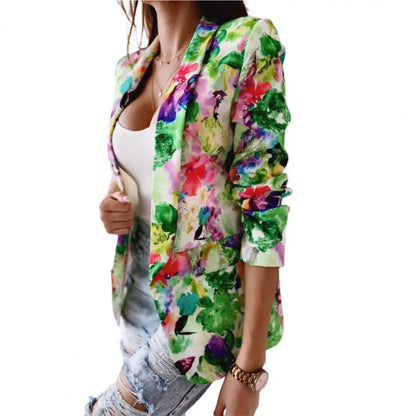 bloemen blazer - Chanel