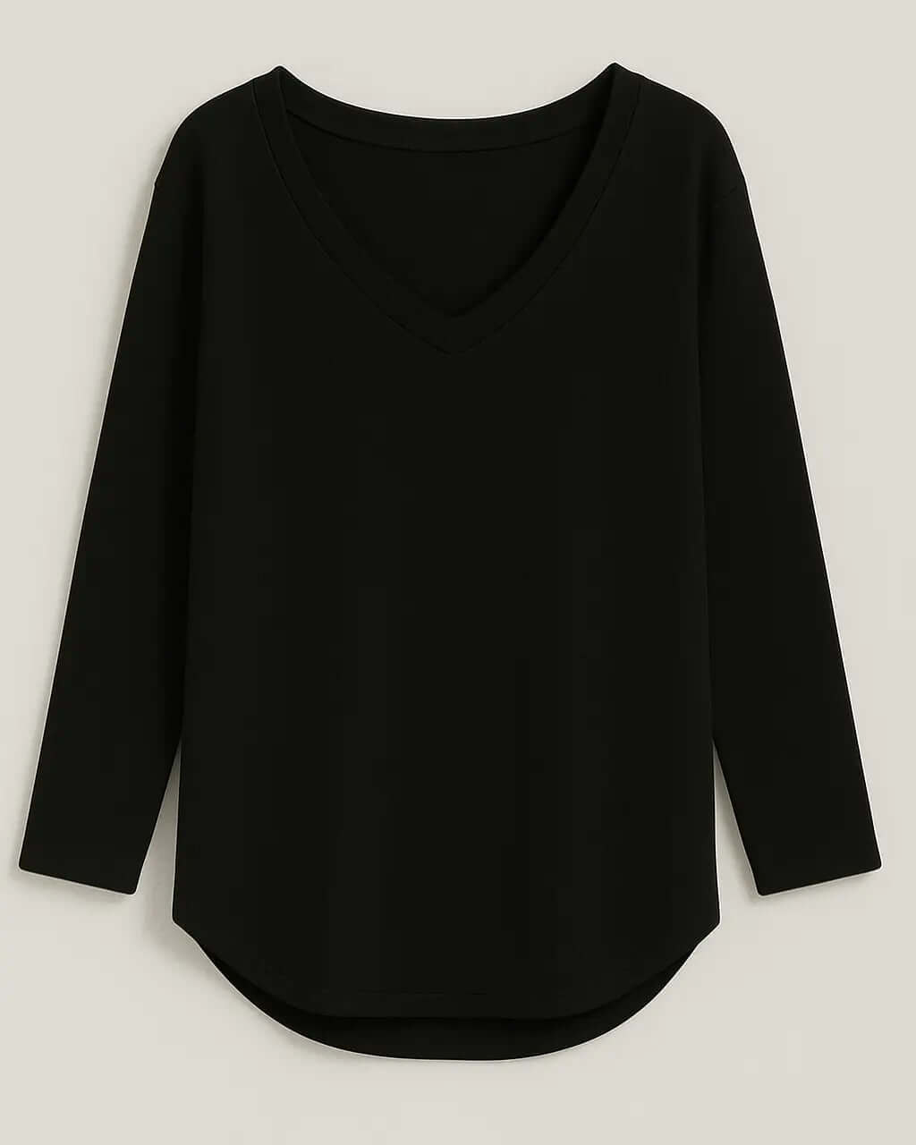 Top Stijlvol Polyester Met Lange Mouwen – Aileene
