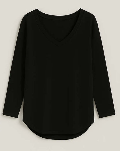 Top Stijlvol Polyester Met Lange Mouwen – Aileene