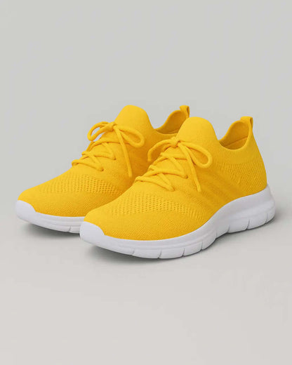 Mesh Veterschoenen Comfortabele Platte Zool – Alexie