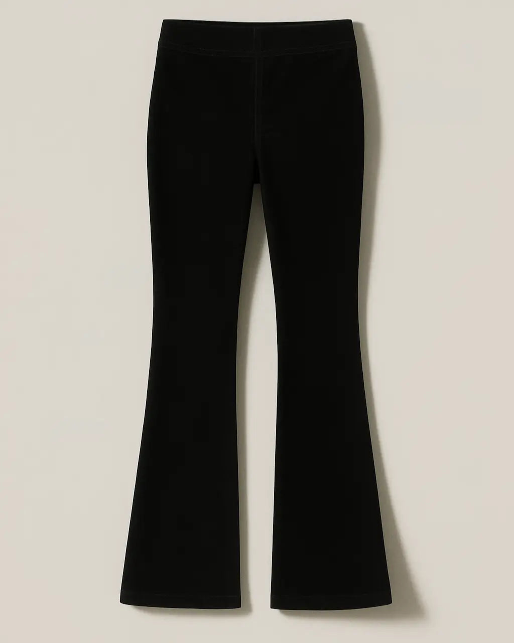 Flared Broek Hoge Taille Comfortabel Polyester – Michelle
