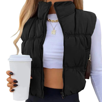 cropped bodywarmer - Camilla