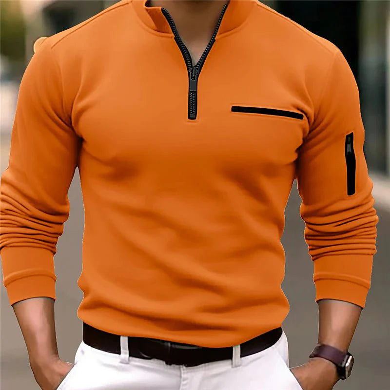 Half-Zip Pullover Lichte Casual Stijl – Okkie