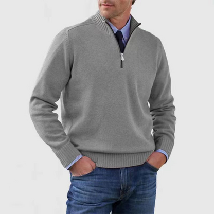 Trui Casual-Chique Halve Rits – Jannes
