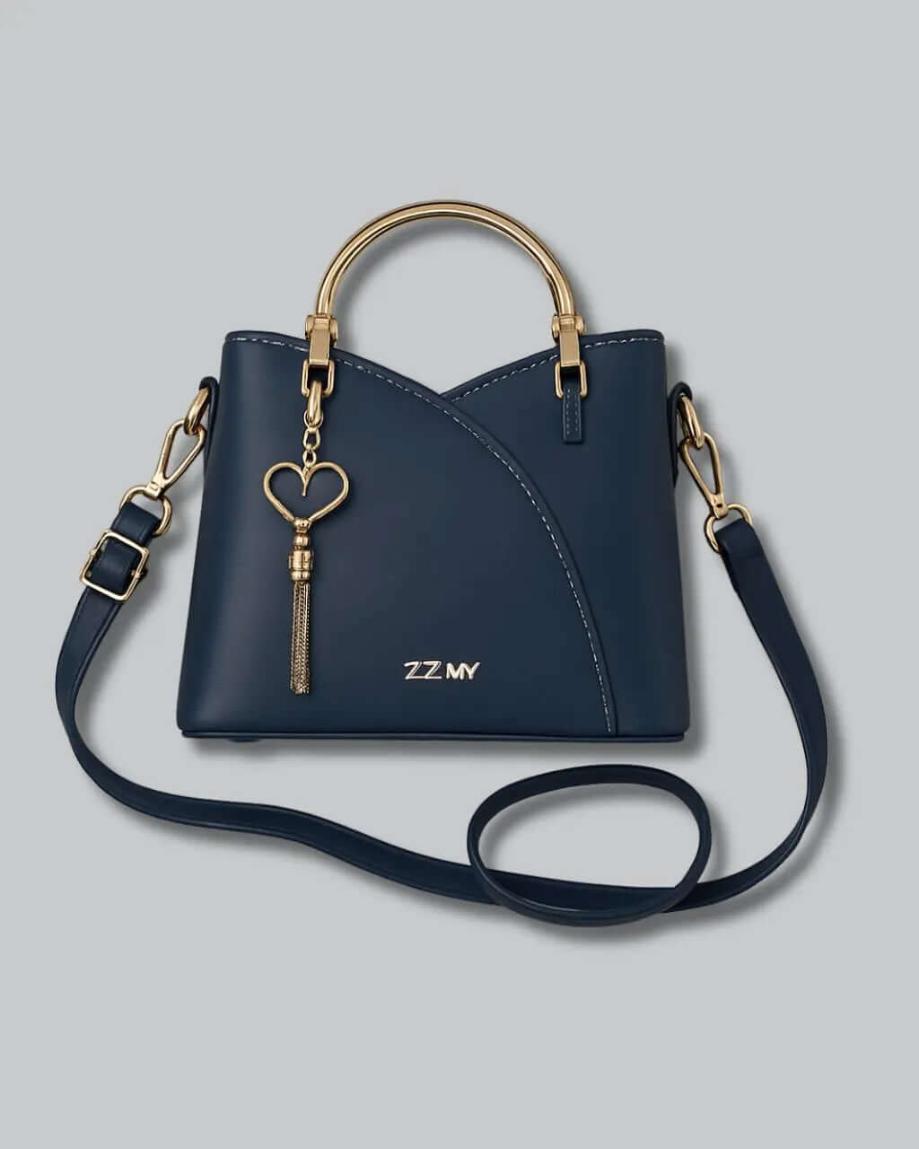 PU Leren Handtas Met Afneembare Schouderband – Claudia