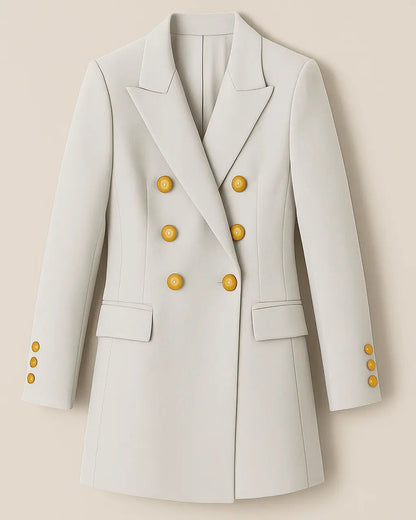 Blazer Stijlvol Polyester Lange Mouwen – Rizza