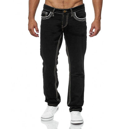 robuuste casual denim broek heren - Lars