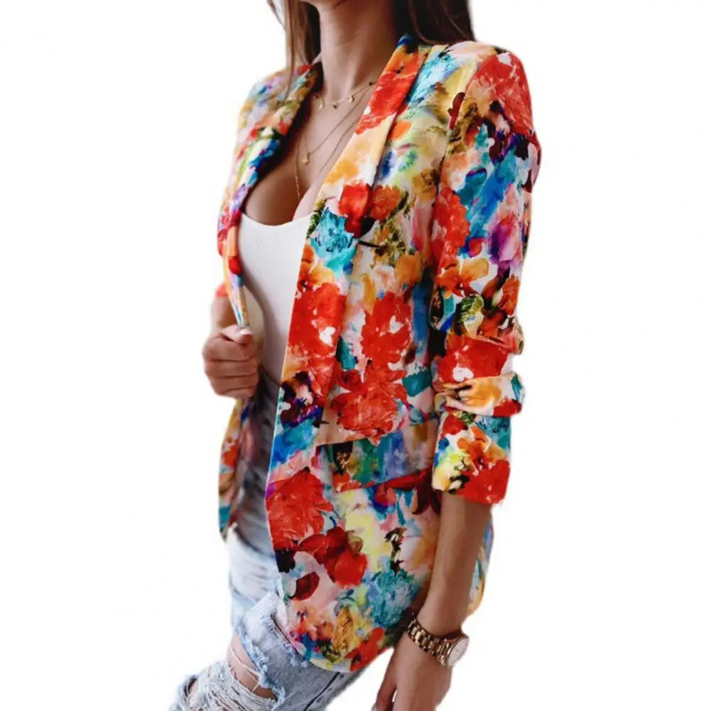 bloemen blazer - Chanel