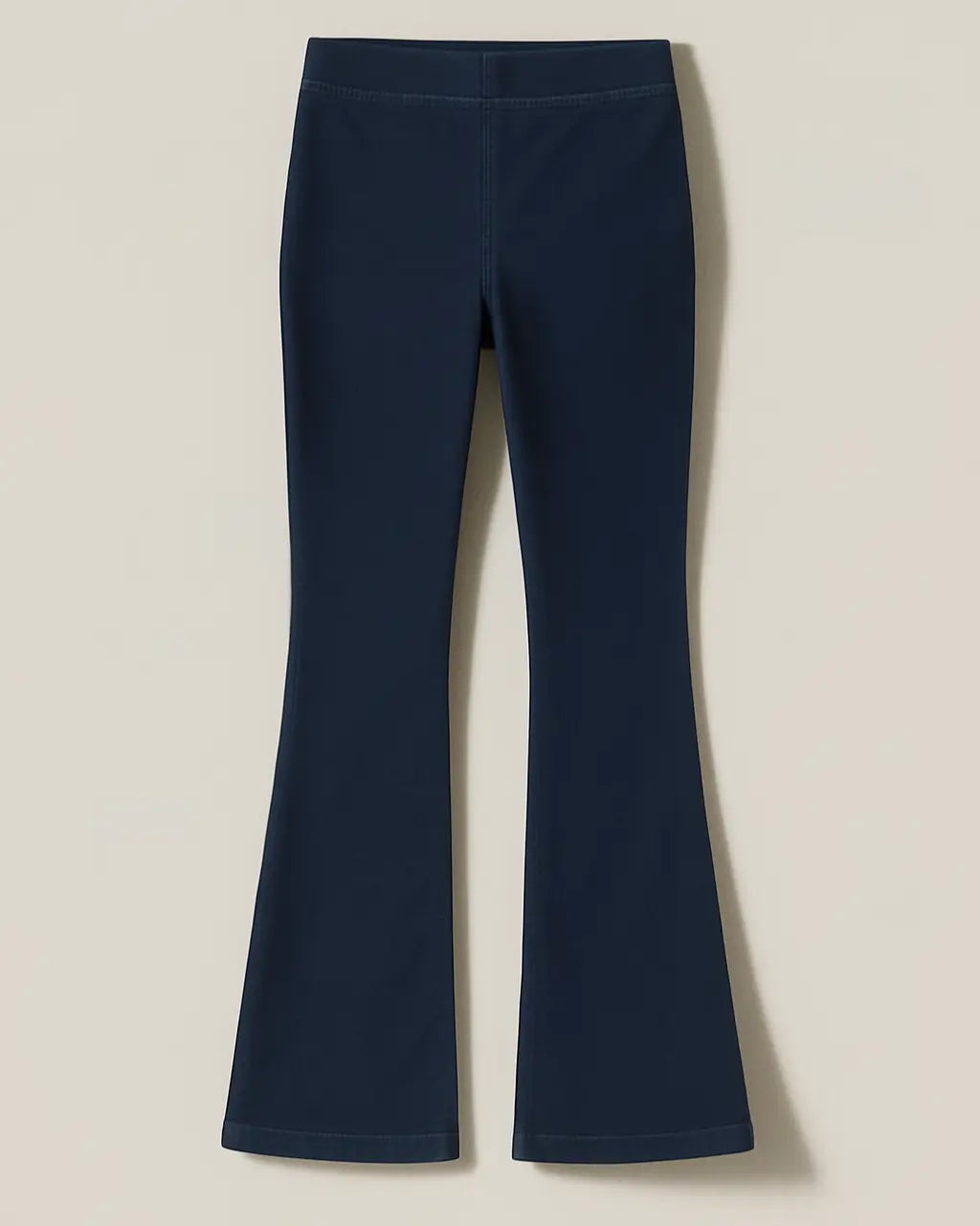 Flared Broek Hoge Taille Comfortabel Polyester – Michelle