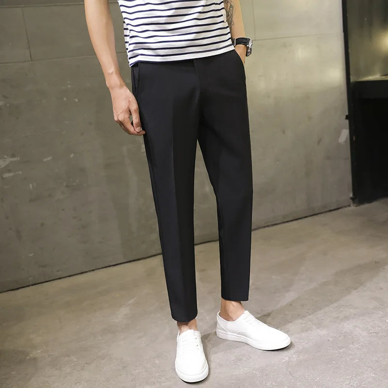 luxe straight pantalon heren - Rogier