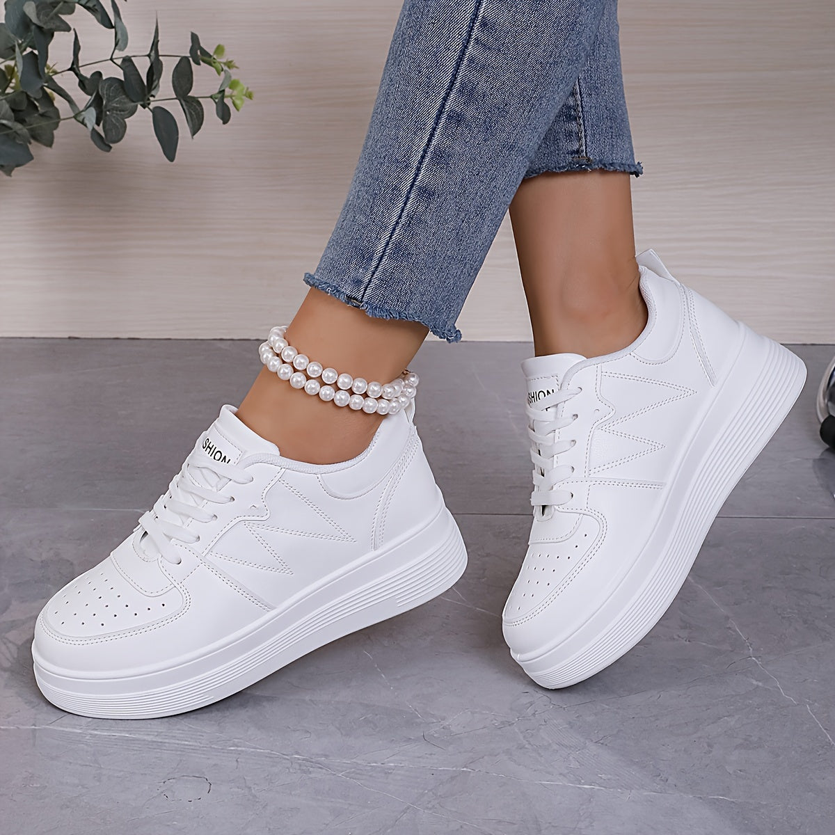 Dames Sneakers Comfortabel Plat Design – Elize