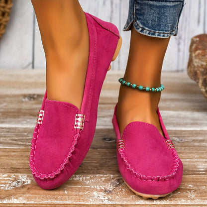 Moccasin Loafers Decoratieve Stiksels Comfortabel – Mieke