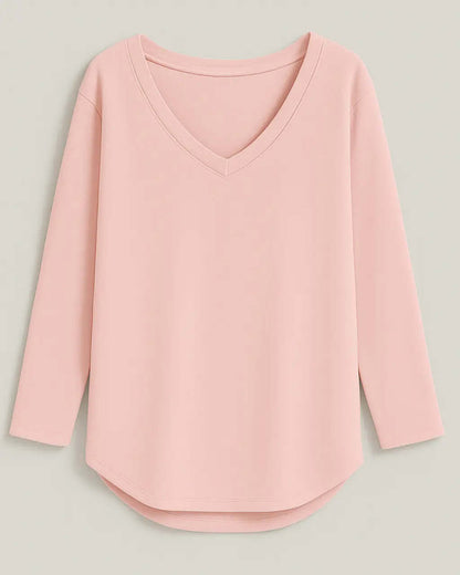 Top Stijlvol Polyester Met Lange Mouwen – Aileene