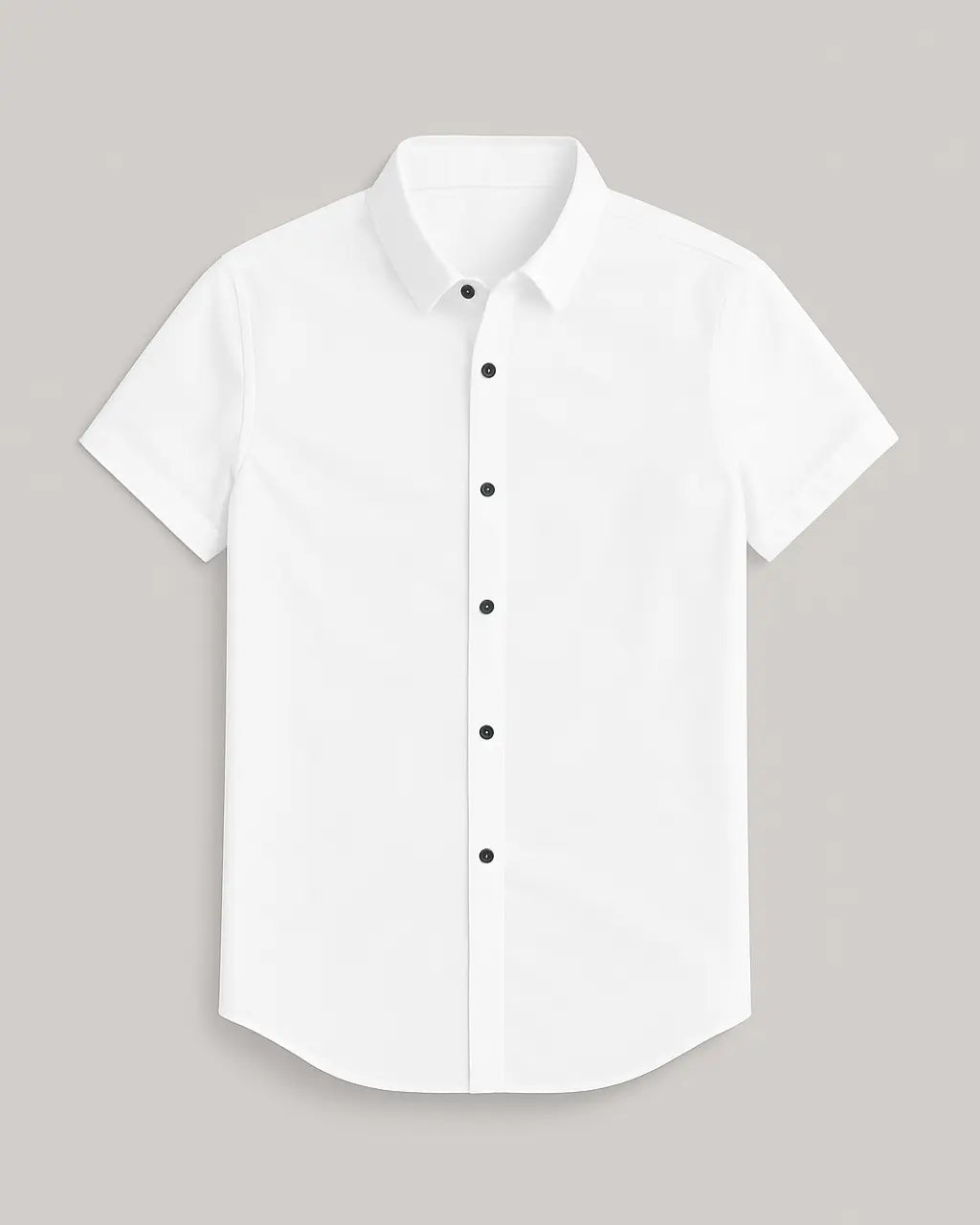 T-shirt Polyester Met Knoopsluiting – Pierre