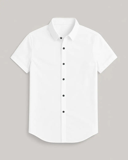 T-shirt Polyester Met Knoopsluiting – Pierre