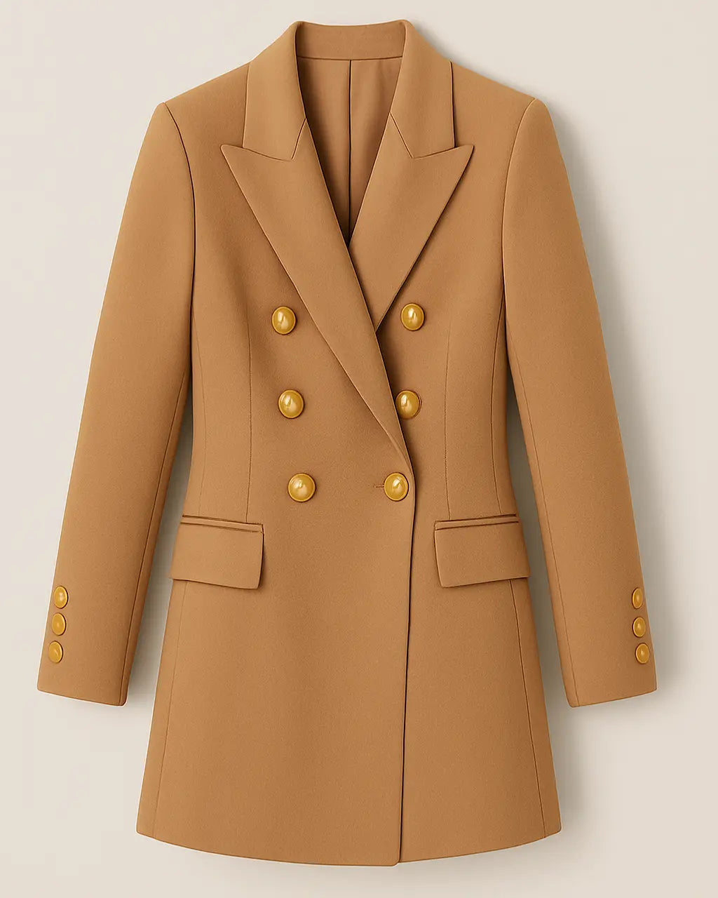 Blazer Stijlvol Polyester Lange Mouwen – Rizza