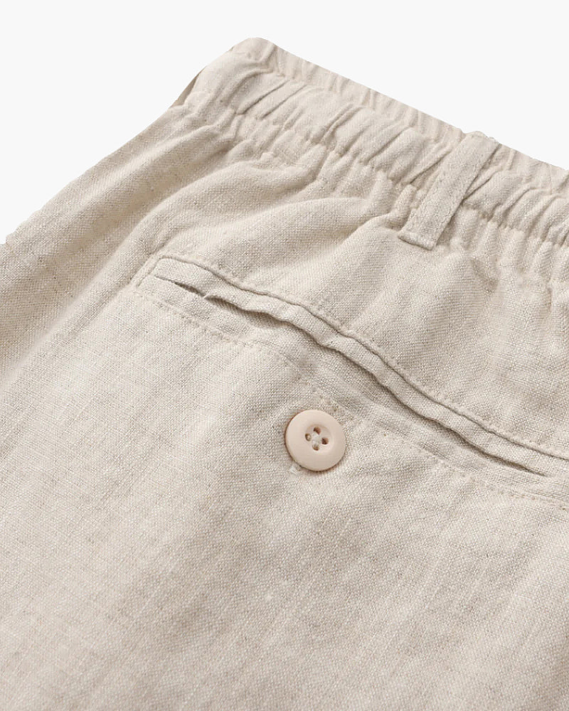 Linnen Shorts Lichtgewicht Ademend Comfortabel – Jeroene