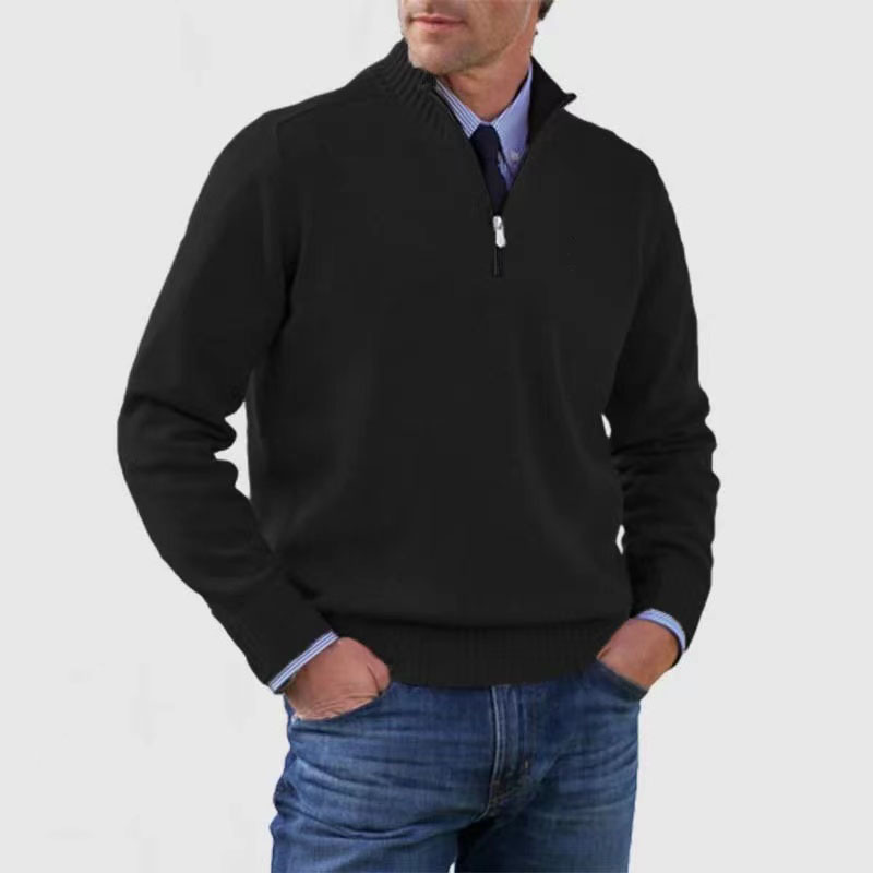 Trui Casual-Chique Halve Rits – Jannes